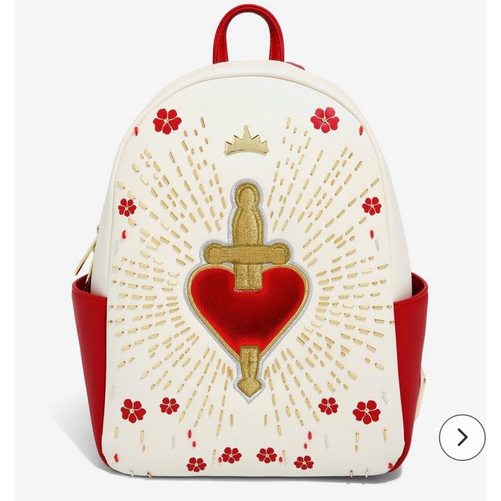 *NWT* Loungefly Disney Villians Bundle Snowwhite Dagger mini-backpack + Lanyard - Picture 4 of 13